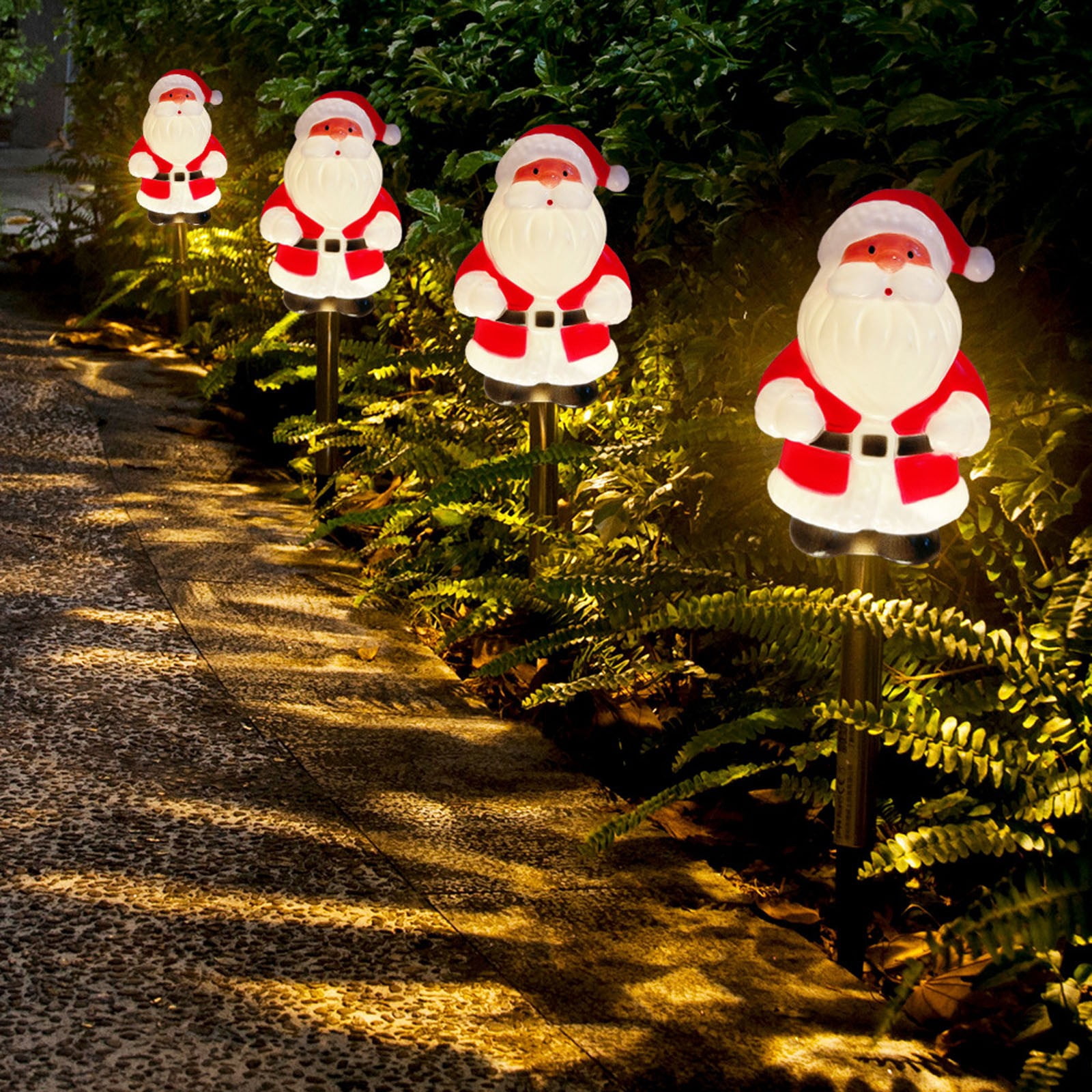 Solar Powered Christmas Light, Yard Stake Light Outdoor Garden Decoration