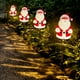 thumbnail image 5 of Fiudx Luces Navideñas con Enchufe de Tierra, Diseño de Papá Noel y Muñeco de Nieve, Iluminación Led de Bajo Consumo, Decoración para Patio Exterior, Iluminación Festiva, Fácil Instalación, Tamaño 29, 5 of 7