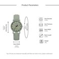 thumbnail image 3 of Relojes de pulsera para mujer, estilo europeo y moderno, de cuero, de cuarzo, con pulsera, reloj de moda., 3 of 3