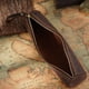 thumbnail image 3 of Estuche de piel FloreceBien, estuche de piel artesanal con cremallera, estuche de gran capacidad para guardar artículos de papelería, color café, 3 of 5