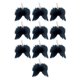 thumbnail image 2 of 10 piezas de alas de ángel con s, decoración para de Navidad, disfraces de ensueño, adornos navideños para bodas, recuerdos de fiesta en , negro, 2 of 9
