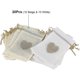 thumbnail image 4 of Small Heart Gift Bags, 20 Pieces And 2 Colors Jute Bags, Small Bags For Gifts, 4 of 5