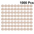 thumbnail image 3 of 1000 piezas de 7 MM, accesorios para bricolaje, cuentas naturales, tapas de flores, espaciador, colgante, tapas huecas, abalorios de joyería (KC dorado), 3 of 5
