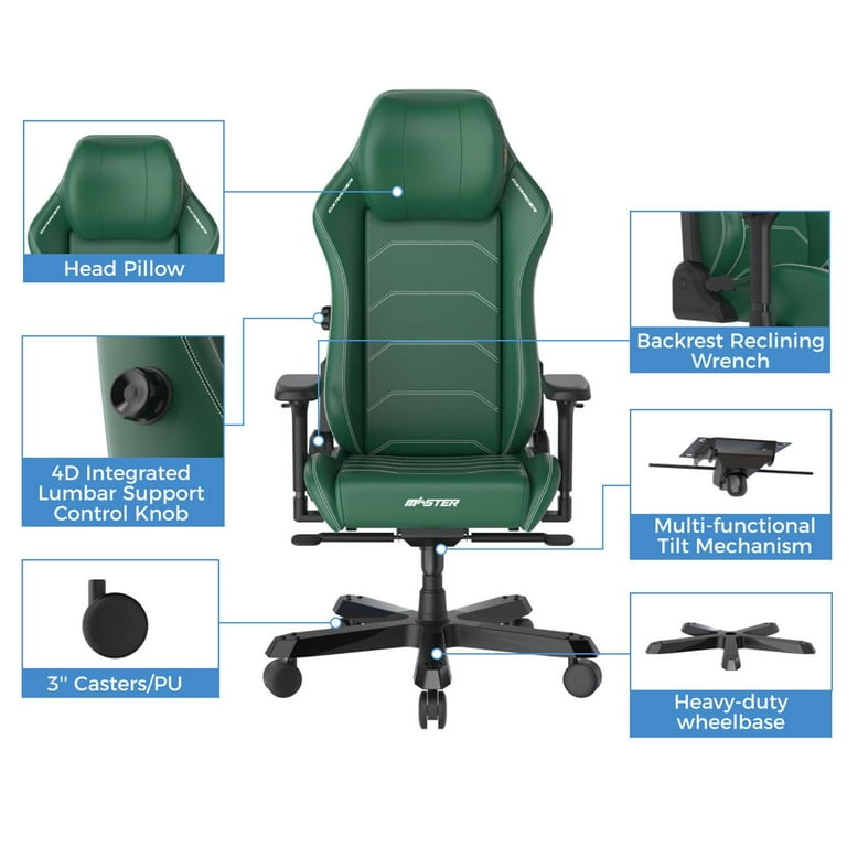 DXRacer Master Extra Large Gaming Chair High Back Leather Chair Ergonomic Computer Chair Walmart