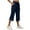 4106-Blue, variant on Xidunhg Women's Capri Pants Wide Leg Plus Size Lightweight Quick Dry Casual Summer Sweatpants Hiking Walking Black XL