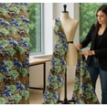 thumbnail image 5 of Soimoi Cotton Voile Fabric Rabbit,Lilac & Pansy Floral Printed Fabric 1 Yard 42 Inch Wide, 5 of 7