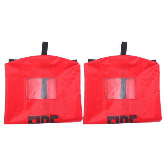 OULII 2Ud Cubierta Impermeable Roja Para Extintor Con Protección Contra Congelación Para Uso Exterior