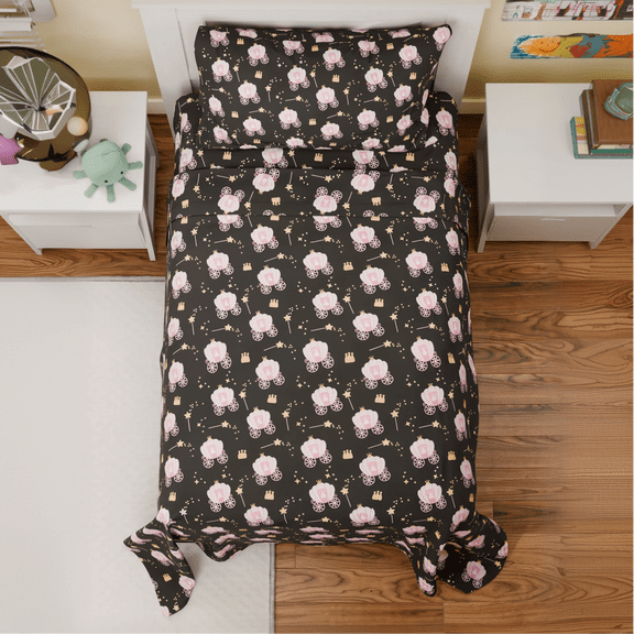 CGK Linens Soft & Vibrant Kids Sheet Set - Twin Size, Magic Chariot
