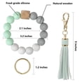 thumbnail image 2 of Pulsera Llavero Pulsera Pulsera De Silicona Con Abalorio Para Mujer Serendint AP007446-01, 2 of 6