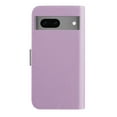 thumbnail image 6 of SaniMore Case for Google Pixel 7 6.3" 2022, Retro PU Leather Case Lychee Pattern Card Slots Cash PocketFlip Kickstand Magnetic Clasp Wallet Business All-around Protective Case  Google Pixel 7, Purple, 6 of 12