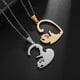 thumbnail image 4 of Stainless Steel Hug Cute Pet Cat Couple Pendant Necklace for Women Girls Fashion Exquisite Gift, 4 of 5