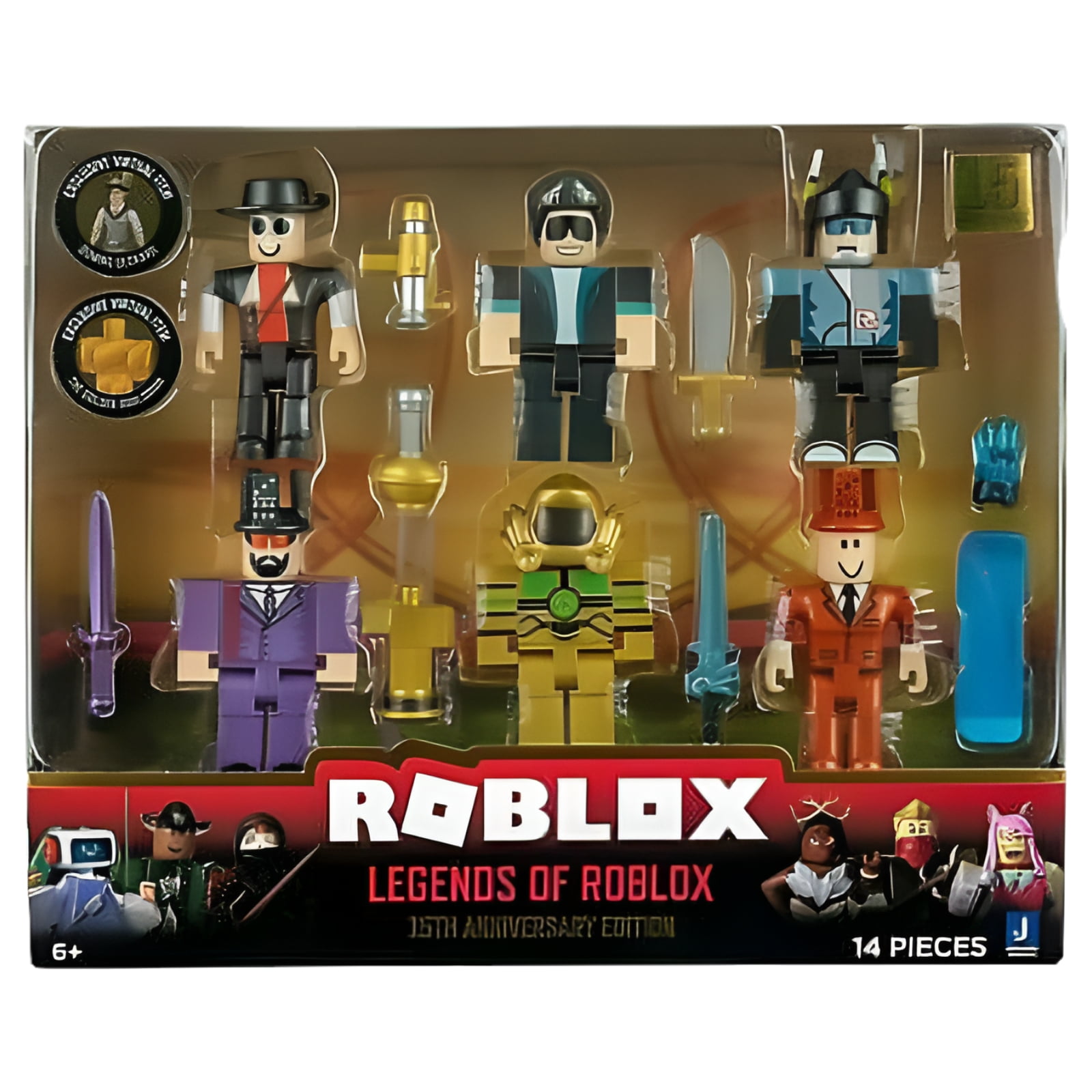 BANDAI NAMCO フィギュアセット＋α 15th Anniversary Legends of Roblox Collection - 6-Pack Action