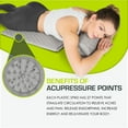 thumbnail image 5 of ProsourceFit Acupressure Mat and Pillow Set for Back/Neck Pain Relief and Muscle Relaxation, 5 of 6