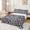 Grey Black, variant on Erosebridal Cheetah Animal Print Full Size Sheets for Kid, Brown Camo Printed Bed Sheets, 4pcs