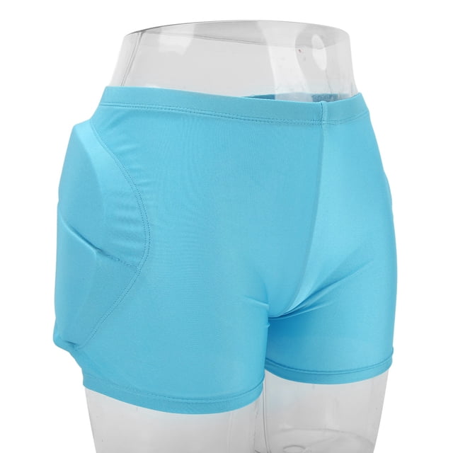 Ski Hip Protector, Protective Shorts Widely Applicable Skin Friendly Comfortable For Skateboarding Blue,Black