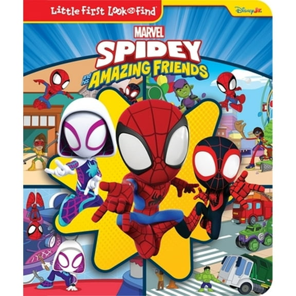 Pre-Owned Disney Junior Marvel Spidey and His Amazing Friends: Little First Look and Find (Board book) 150377175X 9781503771758