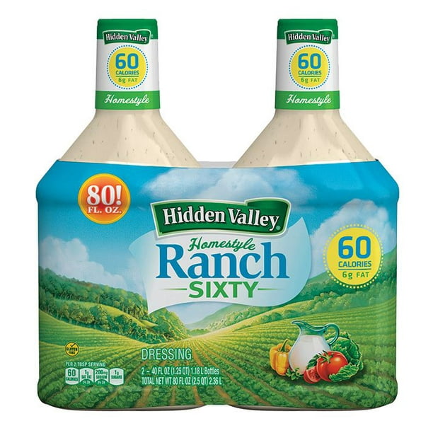 Product of Hidden Valley Original Ranch Homestyle Sixty Calories Salad