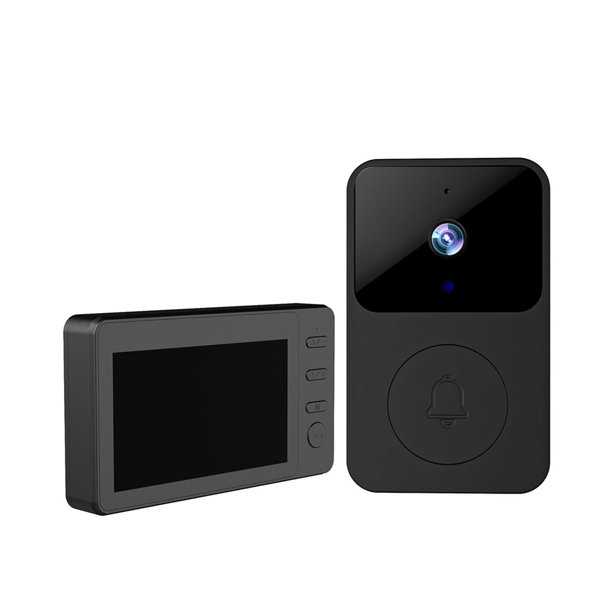 Bearachild Videoportero inteligente Wifi con función de conversación bidireccional timbre inalámbrico con cámara Wifi resistente al agua Cámaras de vigilancia