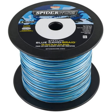 SpiderWire Stealth&reg; Blue Camo Braid&trade;