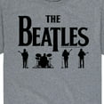 thumbnail image 3 of The Beatles - Black Band Silhouettes - Men's Short Sleeve Graphic T-Shirt, 3 of 6