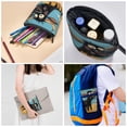 thumbnail image 4 of Lsque Whimsical Cartoon Cow Pattern Telescopic Pencil Bag Pen Holder Stationery Case, Stand-up Retractable Transformer Bag Organizer, 4 of 6
