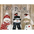 thumbnail image 3 of Tava Studios 24x19 Black Modern Framed Museum Art Print Titled - Snowplace Like Home, 3 of 5