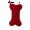 Red, variant on Christmas Stockings for Dogs, Knit White Pet Stocking with Bone Shape And Hanging Loop, Large Festive Dog Christmas Stocking for Fireplace Or Tree Decoration