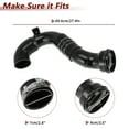 thumbnail image 3 of Turbo Intercooler Outlet Tube with Clamps for Ford F250 F350 F450 F550 Super Duty 6.7 2011 2012 2013 2014 2015 2016 Air Intake Hose No.BC3Z6F073A/BC3Z-6F073B/BBC3Z6F073C/BC3Z6F073D, 3 of 7