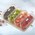 thumbnail image 1 of 1Pc/4 Uds plato de fruta con bandeja bandeja de frutas secas organizador de aperitivos para sala de estar JShteea El nuevo, 1 of 6