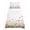 White, variant on 4 Piece King Sheet Set Wild Flowers Sheets Set for King Size Bed, Breathable Soft Microfiber Bed Sheets Cooling Spring Butterfly Watercolor Country Floral Fitted Sheet Deep Pocket, Pillowcases