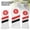 White, variant on NFTIGB Black 3-Piece Premium PU Leather Thicken Lining Golf Club Head Cover Protection Set