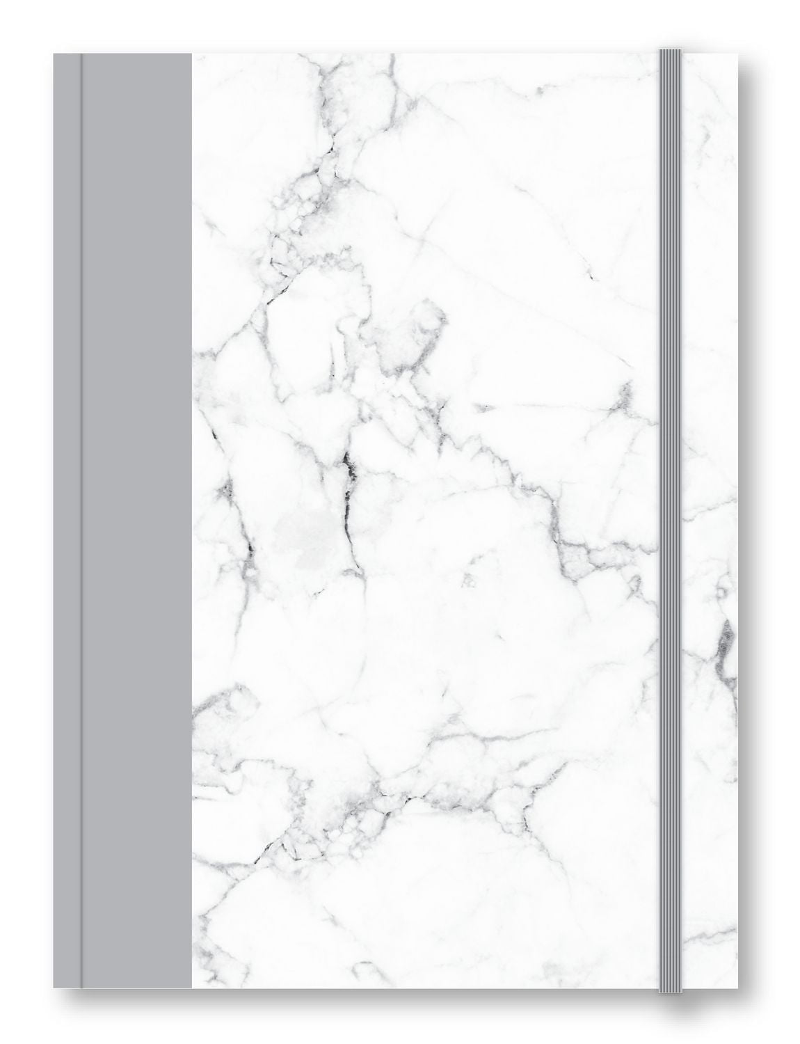 Markings by C.R. Gibson White Marble Print  Jumbo Leatherette Journal