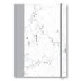 thumbnail image 1 of Markings by C.R. Gibson White Marble Print  Jumbo Leatherette Journal, 1 of 1