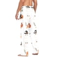 thumbnail image 3 of FORMRS Mens Pajama Pants with Pockets Sleepwear Lounge Bottoms Sizes S-2XL, Orange Magical Halloween, 3 of 7