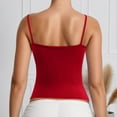 thumbnail image 6 of HNMKIU Women's Basic Tank Tops Sleeveless Casual Camisole Pure Color Strappy Layering Piece for Everyday Wear Outfits,Size XS, 6 of 6