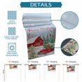 thumbnail image 6 of Christmas Red Truck Table Runner 120 Inches Long Farmhouse Dress Scarves, Winter Cardinal Xmas Tree Dining Tablerunner for Coffee Table/Kitchen Island/Party Décor, 13" x 120", 6 of 8
