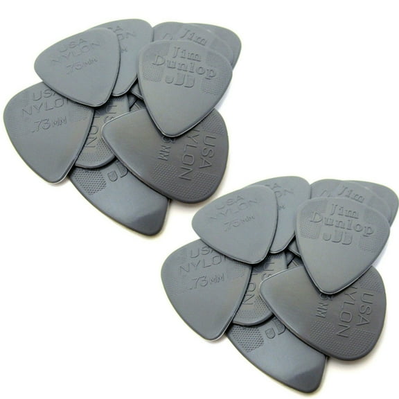 Dunlop Guitar Picks Nylon 24 Pack .73mm medium (44P.73)