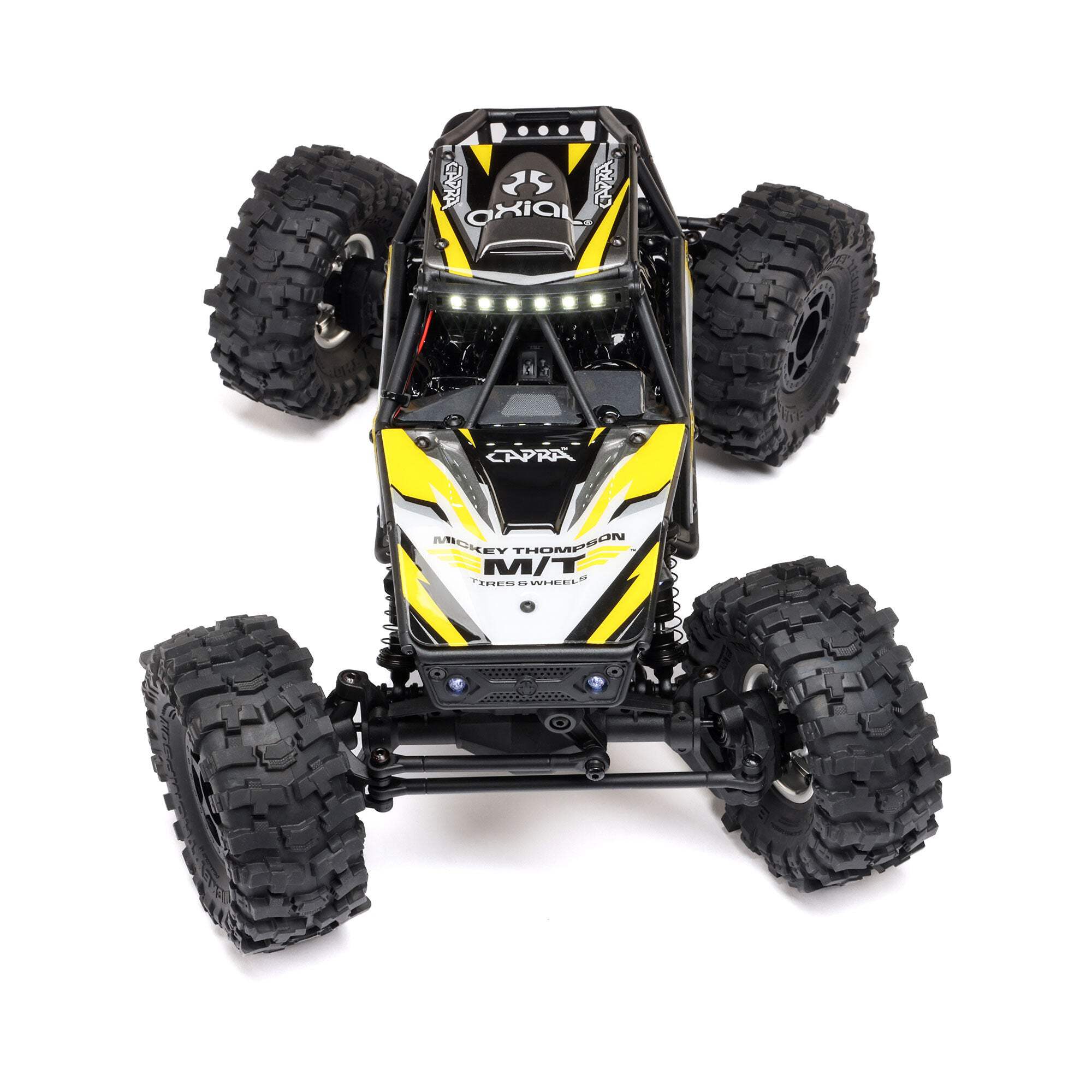 Axial 1/18 UTB18 Capra 4WS 4X4 RTR Brushed Rock Crawler Battery & Charger Included Yellow AXI-1750T2