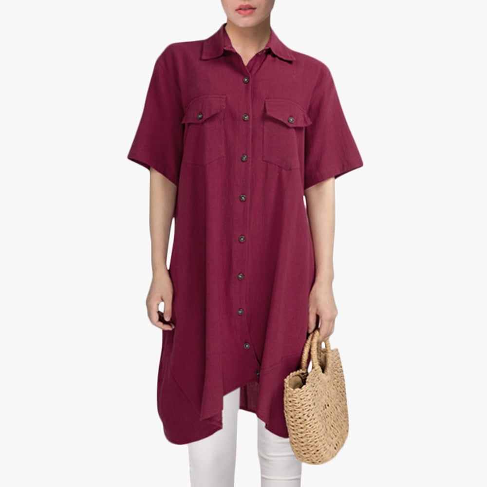 fishnet buttoned a line dress