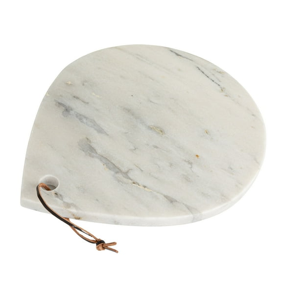 Bloomingville Mélange Marble Board with Handle, White
