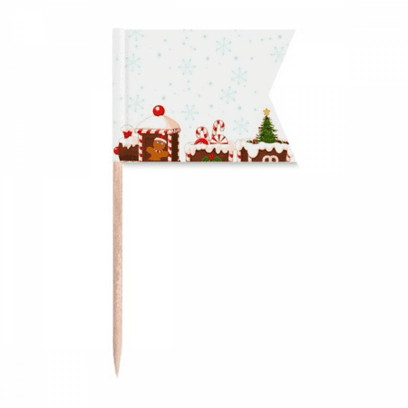 mas Candy Train Festival Toothpick Flags Labeling Marking for Party Cake Food Cheeseplate