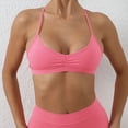 thumbnail image 2 of Women's Detachable Strap Yoga Sports Bra Top for Fitness Running Quick Drying Tight Back Beauty Workout, 2 of 8