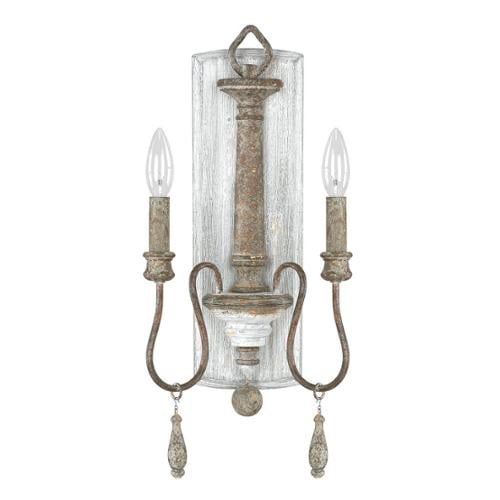 Austin Allen Co Zoe Two Light Wall Sconce French Antique Finish Com Two Light Wall Sconce French Antique, Antique Lamp Repair Austin Texas