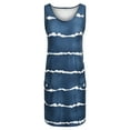 thumbnail image 3 of Enwejyy Women Summer Sleeveless Casual Striped Dress, 3 of 5
