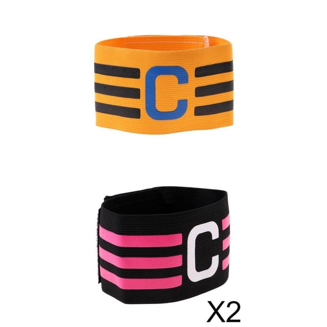 Brazalete Del de Las Correas Ajustables Del ejercicio Del Fútbol Del Fútbol 3x Zulema Capitán Brazalete