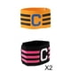thumbnail image 1 of 3x Fútbol Fútbol Deportes Brazo Bandas Ajustables Capitán Brazalete, 1 of 9