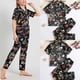 thumbnail image 1 of Conjunto de dos piezas de verano para bebé niña, con estampado floral, camiseta y falda, vestido y pantalón (6-13 años), 1 of 8