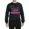thumbnail image 2 of Wild Bobby, Funny Nurse Whats Your Superpower Nurse Week, Inspirational/Christian, Unisex Crewneck Graphic Sweatshirt, Black, 5X-Large, 2 of 4