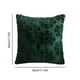 thumbnail image 4 of Fundas Almohada Navideñas Funda Decorativa Felpa Suave (copo Nieve) Verde, 4 of 8
