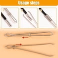 thumbnail image 5 of Drawstring Tool Set Hoodie String Threader Drawstring Replacement Easy Quick Insert Drawstrings DIY Rope Threaders Clip for Sweatpants,Jackets,Swim Trunks,Shorts, 5 of 9